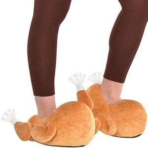 Amscan Thanksgiving Turkey Slippers